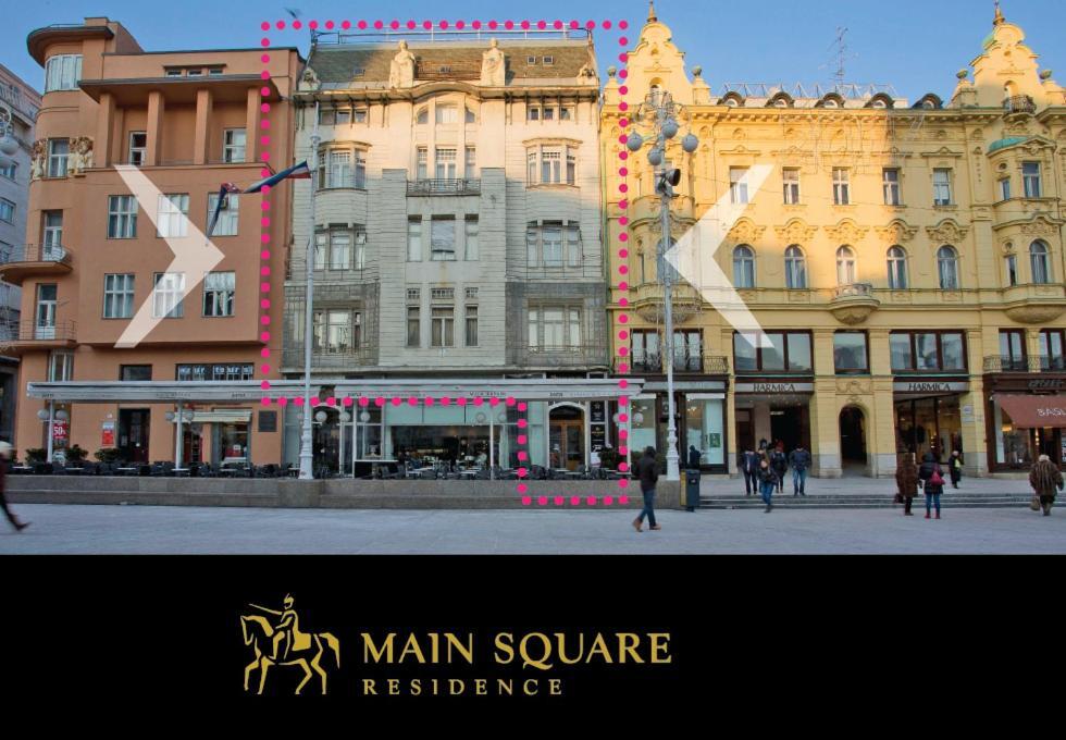 Main Square Residence Загреб Экстерьер фото